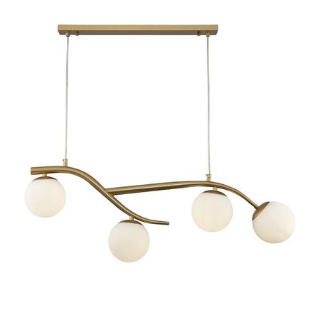 Люстра подвесная Freya Rosella E27 240 Вт 16 кв.м (FR8015PL-04BS) sandyha круглая стеклянная люстра led