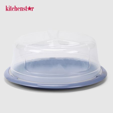 Блюдо для торта Kitchenstar Maxi armada с крышкой 24 см силиконовая форма для торта baroque handlife