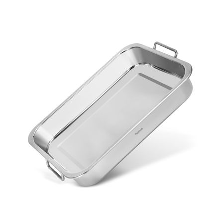 Противень Fissman для запекания, нержавеющая сталь, 36x26x6 см nitecore edc37 тактический фонарик нержавеющая   8000 люмен