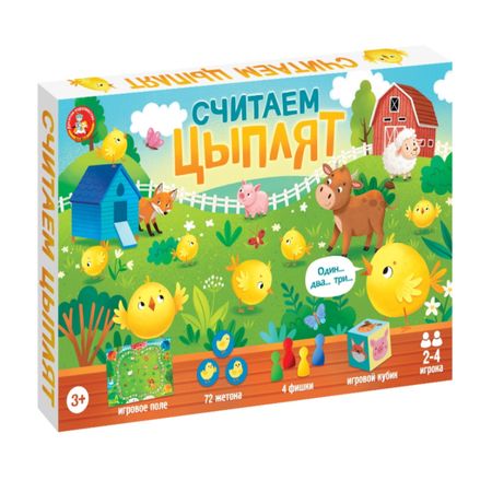 Игра настольная Десятое королевство ходилка считаем цыплят логическая игра играем вместе кубик