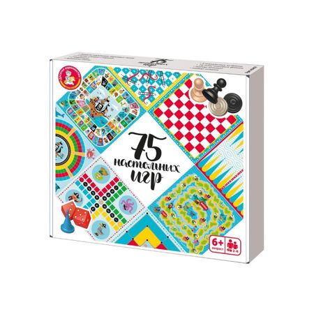 Набор настольных игр Десятое королевство 75 настольных игр именные карточки для рассадки снежинка 50 шт