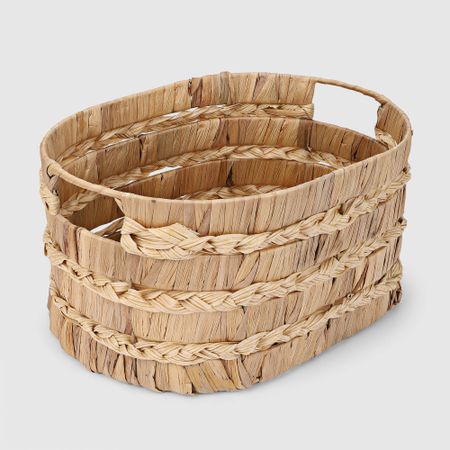 Коробка для xранения Hometex овальная 38x28x19 см