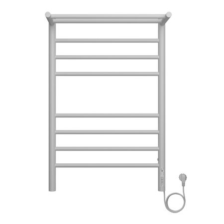 Полотенцесушитель электрический Terminus Аврора П8 с полкой 800х532 мм 245 Вт с терморегулятором белый jcd 80 вт электрический паяльник 220в с регулировкой температуры