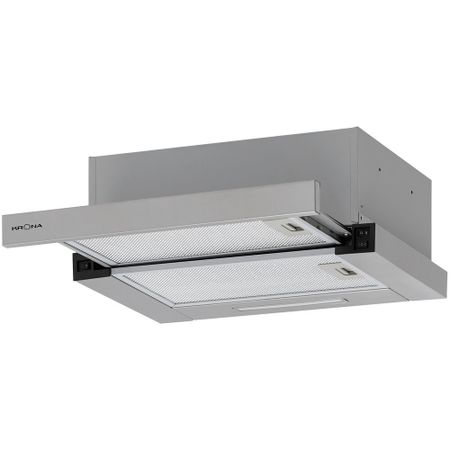 Кухонная вытяжка телескопическая Krona Kamilla F 450 Inox 45 см нержавеющая сталь корзина для кофейного фильтра breville 54 мм нержавеющая 1 2 чашки