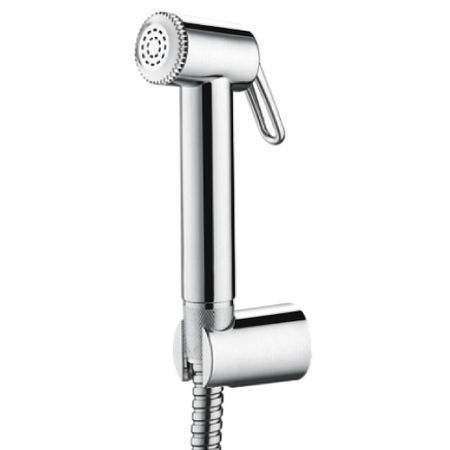 Лейка гигиеническая Voda со шлангом 1200 мм с держателем хром (VHS01) moonbiffy портативная гигиеническая сумка