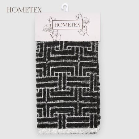 Полотенце Hometex геометрия черная 40х60 см
