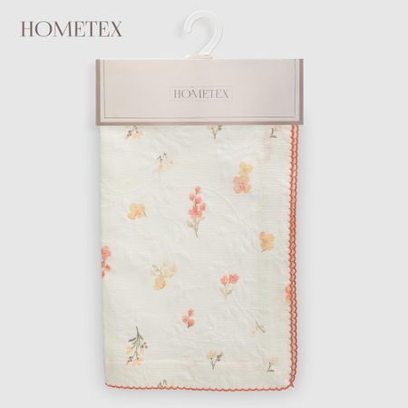 Салфетка Hometex цветы оранжевые хлопок/полиэстер 35х45 см