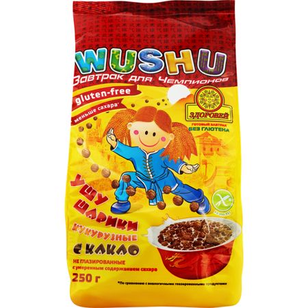 Шарики хрустящие Здоровей вкус шоколада 250 г ные шарики из пенопласта celadon 2 10 мм