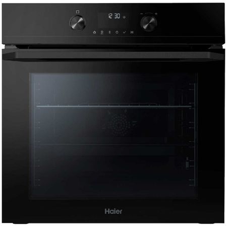 Духовой шкаф электрический встраиваемый Haier HOQ-K5AAN3GB 595 мм черный духовой шкаф электрический встраиваемый lex edp 093 595 мм кремовый chao000324