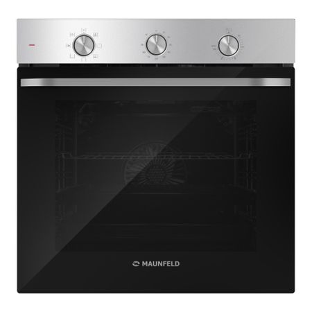 Духовой шкаф электрический встраиваемый Maunfeld FEOF7871S 595 мм серый