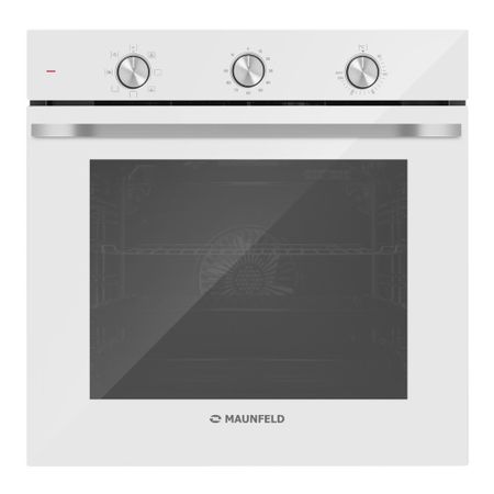 Духовой шкаф электрический встраиваемый Maunfeld FEOF7871W 595 мм белый