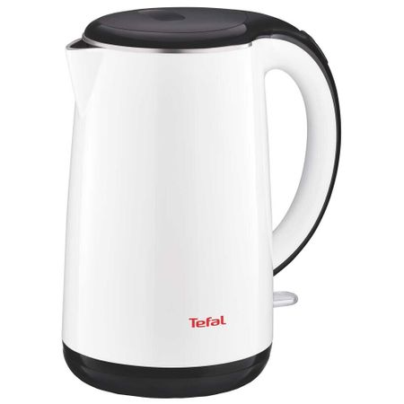 Электрический чайник Tefal Safe to touch KO 260130 1,7 л белый/черный для vw passat octavia superb для audi a4 b8 a6 c7 a8 q7 электрический переключатель блокировки крышки багажника 56d959831f