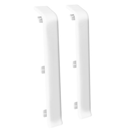 Соединитель Деконика 100 мм белый Г-профиль (2 шт.) кабель reason белый для соединения гирлянд 2 м