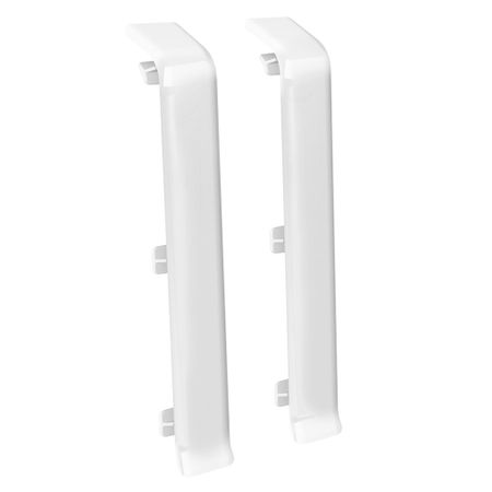 Соединитель Деконика 100 мм белый глянцевый Г-профиль (2 шт.) кабель reason белый для соединения гирлянд 2 м