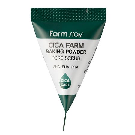 Скраб для лица FARMSTAY Успокаивающий скраб для лица с центеллой Cica Farm Baking Powder Pore Scrub
