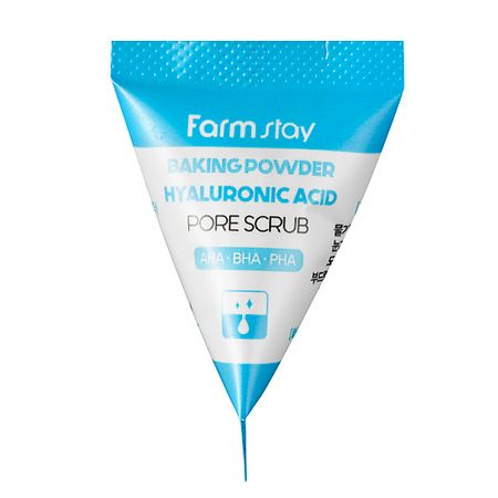 Скраб для лица FARMSTAY Увлажняющий скраб для лица с гиалуроновой кислотой Baking Powder Hyaluronic Acid Pore Scrub
