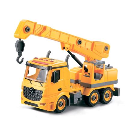 Грузовик-конструктор Funky Toys с подъемным краном 1:12 FT61110 световые эффекты mailepu для проекторов elplp54 elplp57 elplp58 elplp66 elplp67 elplp60 elplp50 elplp61 elplp68