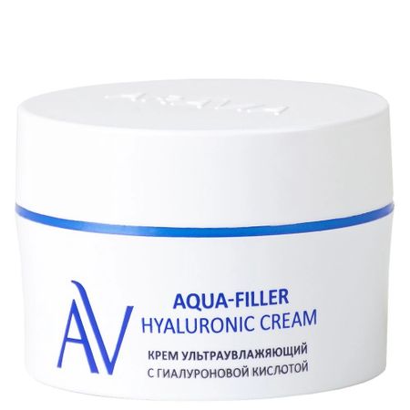 Крем ультраувлажняющий с гиалуроновой кислотой Aravia Laboratories aqua-filler hyaluronic cream, 50 мл ультраувлажняющий цера крем для рук 75 мл