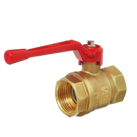 Кран шаровой латунный БАЗ Standart 1 ВР(г) х 1 ВР(г) проходной ручка прямой (БАЗ.А30.0.25.НГ.40) латунный хабаки masahiro 3 2 см