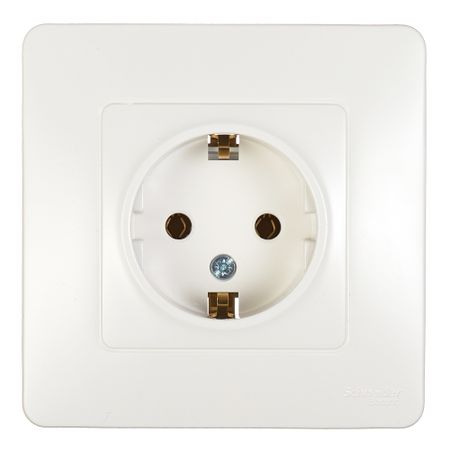 Розетка Systeme Electric Blanca встраиваемая белая (BLNRS001011)