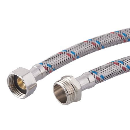 Подводка гибкая для воды 1/2 ВР(г) х 1/2 НР(ш) 120 см (1013053) резиновые прокладки keepheart черные 15 17 20 22 25 27 30 32 35 40 45 50 70 мм