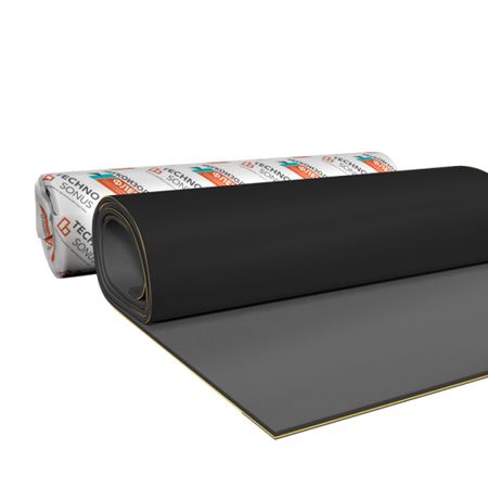 Мембрана звукоизоляционная Звукоизол Флекс 12х1000х2500 мм 2,5 кв.м ультразвуковая мембрана для увлажнителя 16 мм