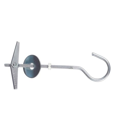 Дюбель складной пружинный L-образный крюк M3 85x10 мм (1 шт.) шестигранные стопорные гайки cloxy kk1885 m8 m40