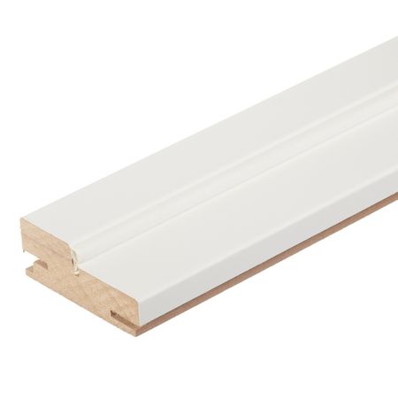 Коробка дверная телескопическая Классик Нова 2 80х32х2100 мм ПВХ белая (2,5 шт.) коробка дверная eldorf санторини белый пвх 2 стойки перекладина