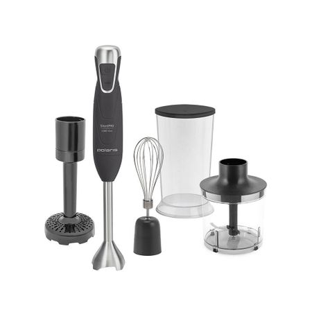 Блендер погружной Polaris PHB 1380 Silent 1300 Вт 0,7 л серый фен polaris phd 3005ddi