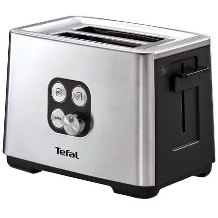 Тостер Tefal Cube TT420D30 серебристый/черный