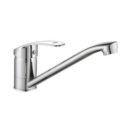 Смеситель для кухни и раковины Corsa Deco Wave L однорычажный с поворотным изливом хром (1010676) картридж для крана керамический резиновый 2 штуки