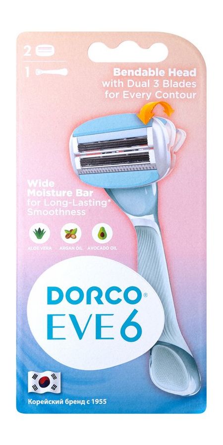 Dorco Eve 6 3 Pus 3 Blade System Razor