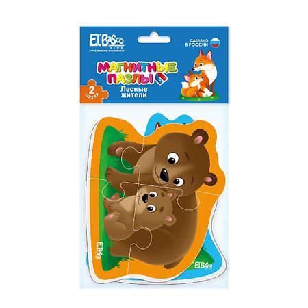 развивающая игрушка EL'BASCO Магнитный пазл для малышей 