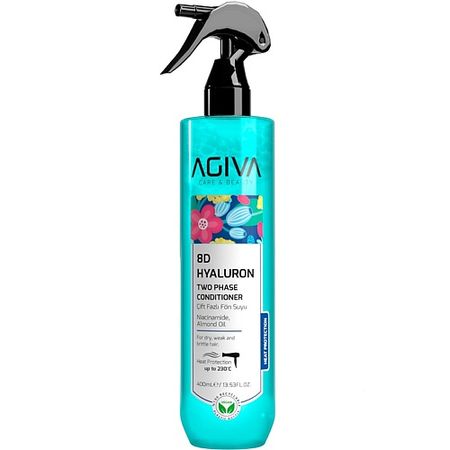 Кондиционер для волос AGIVA BEAUTY Спрей кондиционер 2-х фазный термозащита 8D Hyoluron мини шаговый двигатель 2 фазный 5 мм