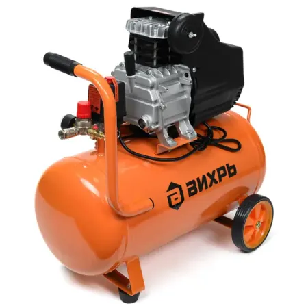 Компрессор поршневой масляный Вихрь КМП-2.0/50ЛМ, 50 л, 300 л/мин масляный фильтр cfmoto 800cc cf800 запчасти для двигателя cf moto cf800cc atv utv