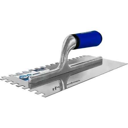 Гладилка зубчатая из нержавеющей стали Vertextools 16-08-08 128x280 мм, зуб 8x8 мм гайки нержавеющей стали yubaba din6923 m3 m10