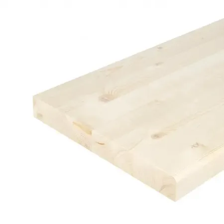 Ступень прямая сращенная хвоя сорт АВ 40x300x1000 мм