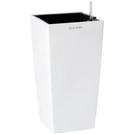 Кашпо для цветов Ola Dom Deluxe 19 л белый