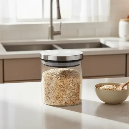 Банка для сыпучих продуктов Mallony Oceano 0.3 л стекло цвет прозрачный леовит худеем за неделю морс из ягод банка 250 г