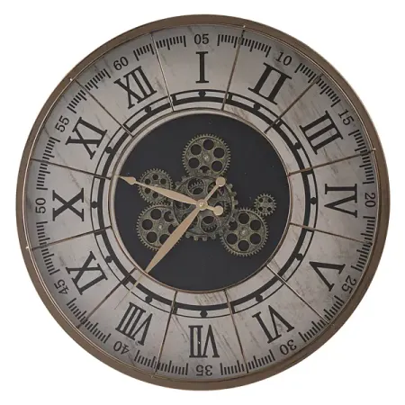 Часы настенные Dream River Рим Шестеренки круглые металл цвет бронза бесшумные ø57 см настенные часы oeny 80 см