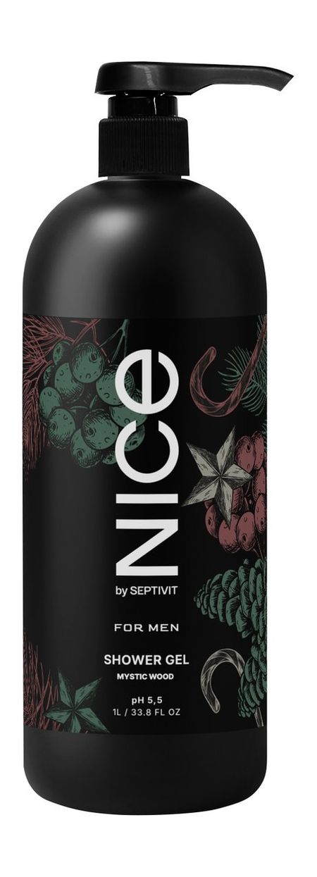 Nice By Septivit For Men Mystic Wood Shower Gel