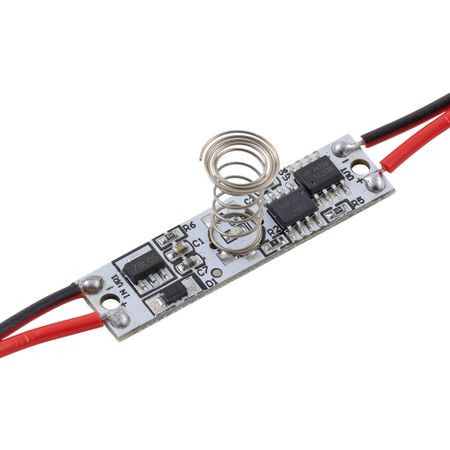 Выключатель для алюминиевого профиля Apeyron 12/24 В 36-72 Вт IP20 сенсорный с функцией диммирования (04-43) moes сенсорный умный выключатель zigbee