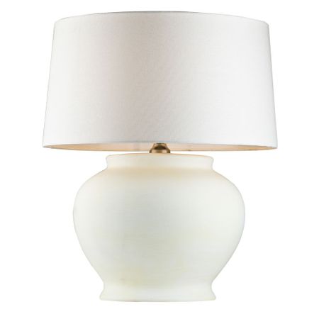 Лампа настольная Lucia tucci белая 58х48 лампа настольная 1хе14х40вт без абажура белая