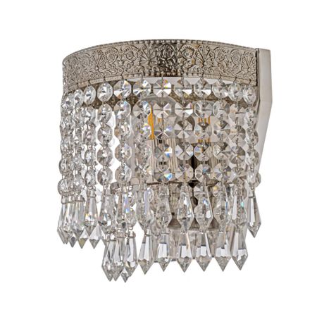 Бра Arti Lampadari santa e 2.10.600 nb фары линзы стеклянные маски прозрачный абажур абажур крышка передней фары автомобиля для hyundai santa fe cm 2007 2012