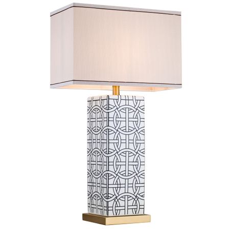 Лампа настольная Lucia tucci белая 81х44.5 лампа настольная 1хе14х40вт без абажура белая