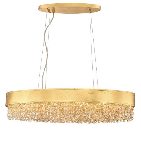 Люстра подвесная Lucia tucci золото 19х92.4х42.4