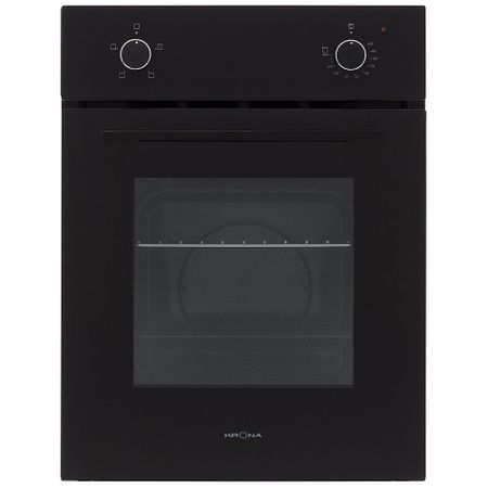 Духовой шкаф электрический встраиваемый Krona Blume 45 BL/BL 447 мм черный духовой шкаф электрический встраиваемый lex edp 093 595 мм кремовый chao000324