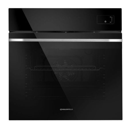 Духовой шкаф электрический встраиваемый Maunfeld EOEH7615STB 595 мм черный духовой шкаф электрический встраиваемый lex edp 093 595 мм кремовый chao000324