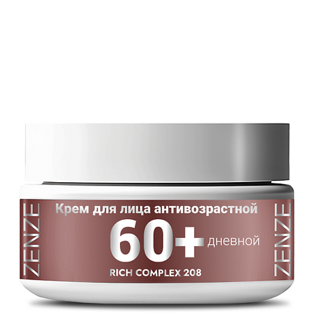 Крем для лица ZENZE Крем для лица антивозрастной 60+ 65+ с пептидами увлажняющий против морщин с лифтинг эффектом
