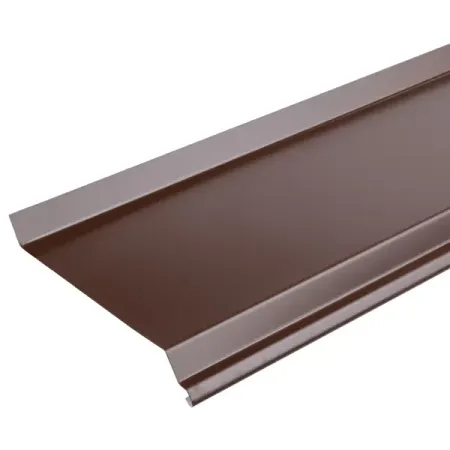 Отлив оцинкованный 100x2000 мм коричневый микроскоп tomlov p10 100x для